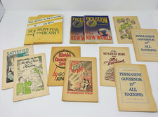 Jehovah's Witnesses Booklet Pamplet Lot of 12 1940's 1950's Watchtower picture
