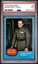 1977 Topps Star Wars Grand Moff Tarkin #8 Rookie RC PSA 7 NM picture