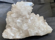 9cm Gorgeous Clear Quartz Crystal Group - Goose Lake, Marquette, Michigan picture