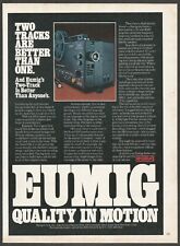 EUMIG Sound 910 - Super 8 Projector - 1979 Vintage Print Ad picture