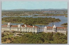 Wentworth By-The-Sea Portsmouth NH Aerial View Vintage Chrome Postcard picture