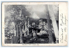 1906 The Owl's Nest Fifield Wisconsin WI Hamilton NY Antique Postcard picture