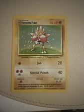 Pokémon Hitmonchan Base Set (Unlimited) Holofoil Card 7/102 UNGRADED picture