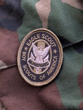 Eagle Scout Patch In Subdued Tactical Colors: Morale Patch, Original picture