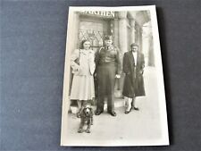 Army Officer in Uniform with Wife-Frankfurt, Germany- Printed Agfa-1930s - RPPC. picture