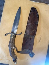 Vintage Deer Foot Handled knife/Blade picture