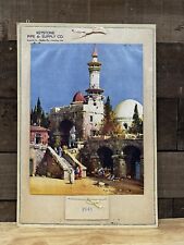 Vintage 1947 Keystone Pipe & Supply Co. Calendar “Land Of Mosque And Minaret” picture