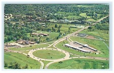 Portsmouth NH Rotary Aerial View US Route 1 Plastichrome Postcard picture