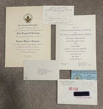 An Assortment of 15 Pieces of Authentic JFK Inauguration-related Ephemera  picture