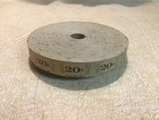 Vintage/antique amusement park ticket Roll 20 Cents NEW Indiana Ticket Company picture