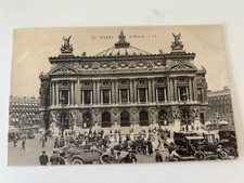 Scene at L'Opera Opera House in Paris France Vintage Postcard picture