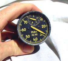 USAF Aircraft 2 x 6 Inch Engine Manifold Pressure Indicator Gauge Instrument picture