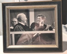 President John Fitzgerald Kennedy JFK Black & White 8 X 10 Photo Martin Aborn v5 picture