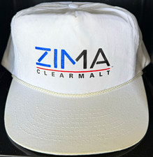 Vintage 90s ZIMA Clear Malt Rope Hat Snapback White Promo Beer Cap Monr’s iykyk picture