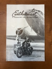ORIGINAL 1939 HARLEY-DAVIDSON ENTHUSIAST MAGAZINE COLLECTION — 4 ISSUES picture