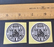 2 Ludwig Maximilian University of Munich LMU Logo Sticker Bottle Laptop Cell Car picture