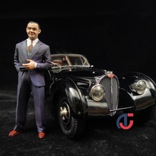 1: 18 figure Bugatti car model scene CMC Autoart kyosho without car doll only picture