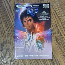Michael Jackson Captain EO 3D #1 1987 Walt Disney Company 3D Glasses included picture