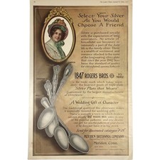 1911 Charter Oak, other Patterns by 1847 Rogers Bros -  Vintage Print Ad picture