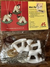 Vintage LeeWards 1976 Mini Pony Horse Ornament Push Pin Kit Sequins picture