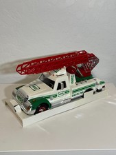 Vintage 1994 Hess Rescue Truck Extending Red Ladder Siren Boxed Read Box Wear picture