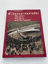 Concorde T.E. Blackall 1969 1st Ed Hardcover Supersonic Jet Facts & Photos picture