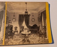 Barnet, Vermont - View Inside Home of J. H. Clement - Aldrich Stereoview A picture