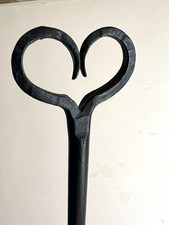 Vintage Longaberger Heart Top Wrought Iron Basket Tree picture