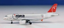 Aeroclassics AC411021 Northwest Airlines Airbus A319 N319NB Diecast 1/400 Model picture