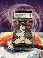CGC Gem Mint 10 Kakawow Aura Disney Olaf Auto 32 of 50 picture