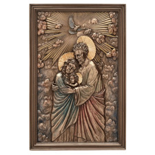 Sculpture Icon of the Holy Family in the Arms of Veronese WU78404A42 picture
