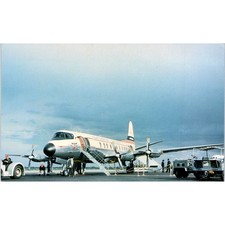 Continental Airlines Viscount Vintage Postcard PC19 picture
