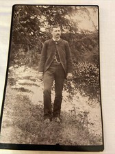 Antique Photograph Cabinet Card. Estimated Late Early 1900s. picture