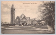 Lutheran Church Building Newberry South Carolina Mayrose Postcard picture