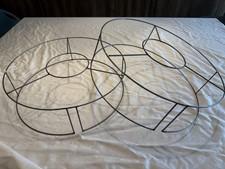 pair of MAJESTIC Z Tambourine Lamp Shade Frames- EXACT REPRODUCTION OF ORIGINALS picture