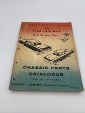 1956 1957 Lincoln Continental Mark II chassis & body parts catalog picture