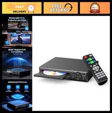 Desobry HDMI DVD Player for TV β Region Free All-Region DVD Player, Full HD 1080 picture