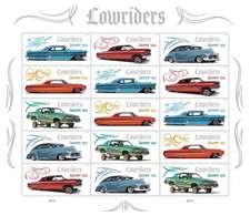 2025 USPS SHEET OF 15 FIRST CLASS LETTER STAMPS LOWRIDERS 82¢ picture