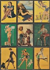 90 Gil Elvgren Calendar Pinups Trading Cards Complete 2nd Set 1994 Mint  Sexy picture
