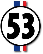 Herbie the Love Bug #53 VW Beetle Sticker / Vinyl | 10 Sizes with TRACKING picture