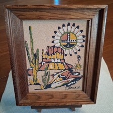 Vintage Framed C Johnson 