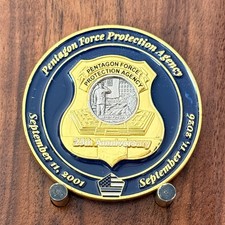 Pentagon Force Protection Agency 9‑11 25th Anniversary Challenge Coin  M#20 picture