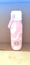 2026 Starbucks Limited Edition - Pink & White Swirl 18 OZ Cold Cup - BRAND NEW picture