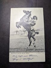 Mint 1906 Austria RPPC Postcard The American Cowboy Buffalo Bills Wild West picture
