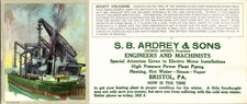 Hulett Unloader Blotter c1920s Industrial Iron Ore Great Lakes Ad picture