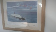 Framed Concorde Signed Limited Print picture
