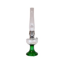 Aladdin Lincoln Drape Oil Lamp, Indoor Fuel Lamp, Bright White Light Nickel Trim picture