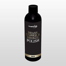 NUSHINE BRASS, COPPER & BRONZE POLISH 100MLS GREAT FOR CLEANING CARRIAGE CLOCKS picture