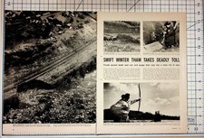 1936 Magazine Article SWIFT WINTER THAW FLOODS PA PA Ohio Mine Disaster Ephemera picture