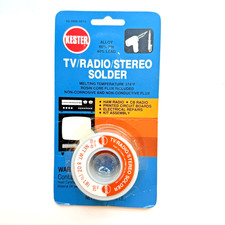 Vintage Kester TV Radio Stereo Rosin Core Solder 8oz 60 Tin/40 Lead NOS Carded picture